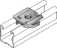 Nosač obujmice za cijev MQA-S Galvanizirani nosač obujmice za cijev za spajanje dijelova s navojem na kanale MQ/HS