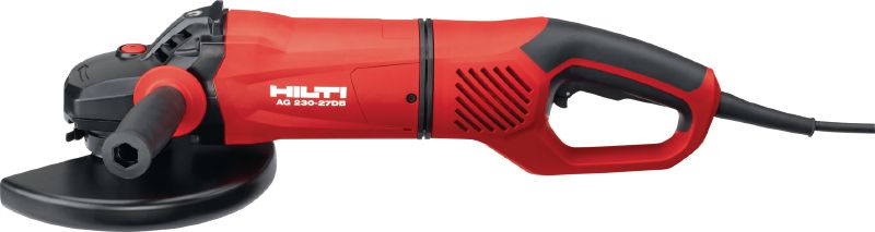 Kutna brusilica AG 230-27DB Kutna brusilica od 2700 W sa sigurnosnim prekidačem, rotirajućom drškom i kočnicom, za diskove do 230 mm