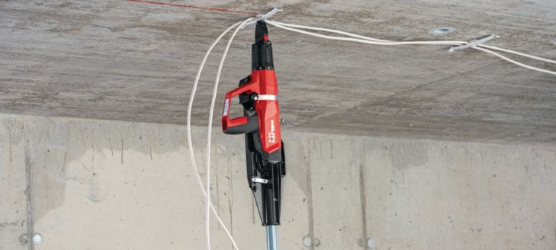 Komplet stroja za pričvršćivanje na barutni pogon DX 6 Potpuno automatizirani stroj za pričvršćivanje na barutni pogon – komplet za zidove i oplatu Primjene 1