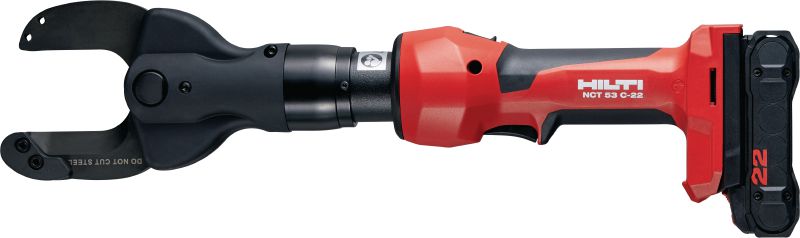 Baterijski rezač bakrenih/aluminijskih kabela NCT 53 C-22 Baterijski linijski rezač za bakrene i aluminijske kabele debljine do 2 │ 50 mm (baterijska platforma Nuron)