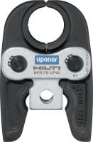 Čeljust za prešanje cijevi NPR PS UP Čeljusti za prešanje za armature Uponor S-Press® / S-Press Plus® do 50 mm. Kompatibilne s alatima za prešanje cijevi Hilti NPR 32
