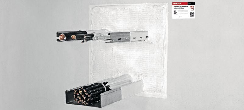CFS-CT Firestop Coating Sistem ploče s vatrozaštitnim premazom sa širokim rasponom odobrenja za brtvljenje srednjih do velikih otvora Primjene 1