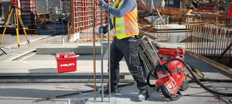 Kemijsko sidro HIT-HY 200-R V3 Injekcijska hibridna žbuka vrhunskih performansi s odobrenjima za povezivanje naknadno ugrađene armature i sidrenje strukturnih sidrenih ploča Primjene 1