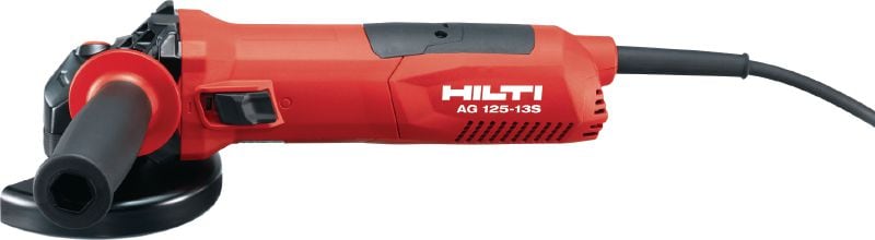 Kutna brusilica AG 125-13S Kutna brusilica od 1300 W s dugotrajnom ugljičnom četkicom, za rezanje i brušenje diskovima do 125 mm