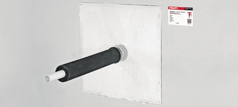 CFS-CT B Firestop board Ploča s protupožarnim premazom prikladna za sustave dvostrukih ploča EI120. Primjene 1