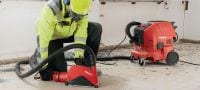 Kutna brusilica AG 230-27DB Kutna brusilica od 2700 W sa sigurnosnim prekidačem, rotirajućom drškom i kočnicom, za diskove do 230 mm Primjene 3
