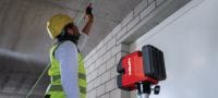 Križni linijski laser s viskom PM 20-CG 12 V Kombinirani laser sa zelenim snopom te 2 linije i 4 točke za vodovodne instalacije, niveliranje, poravnavanje i kvadriranje (baterijska platforma od 12 V) Primjene 3