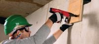 X-P P8 Univerzalni čavli Pojedinačni čavao najboljih performansi za pričvršćivanje na beton i ostale osnovne materijale pomoću strojeva na barutni pogon Primjene 1