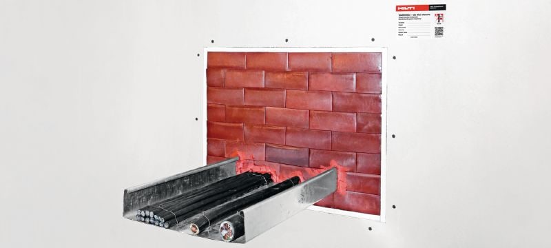 CFS-BL P Firestop Block Unaprijed oblikovani vatrozaštitni blokovi za prodiranja s kabelima, zapaljivim i nezapaljivim cijevima Primjene 1