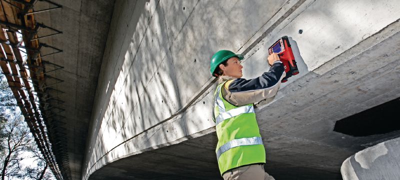 Skener za beton PS 1000 X-Scan Učinkovit betonski skener za strukturnu analizu i pronalaženje ugrađenih objekata u više slojeva Primjene 1