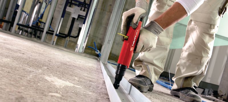 X-P P8 Univerzalni čavli Pojedinačni čavao najboljih performansi za pričvršćivanje na beton i ostale osnovne materijale pomoću strojeva na barutni pogon Primjene 1