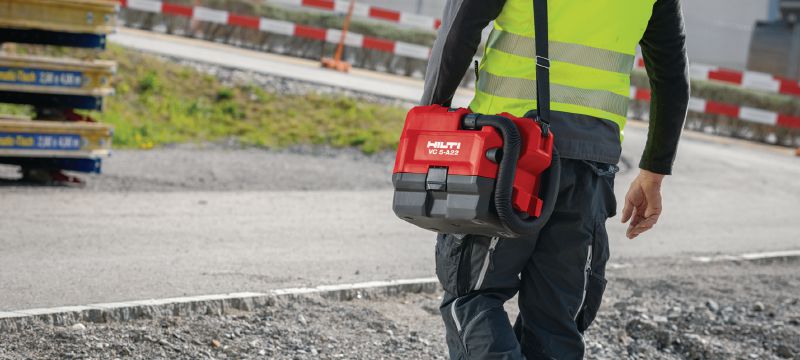 VC 5-A22 bežični građevinski usisivač Kompaktan i bežični građevinski usisavač za čišćenje gradilišta (suho), spremnik od 3,5 l Primjene 1