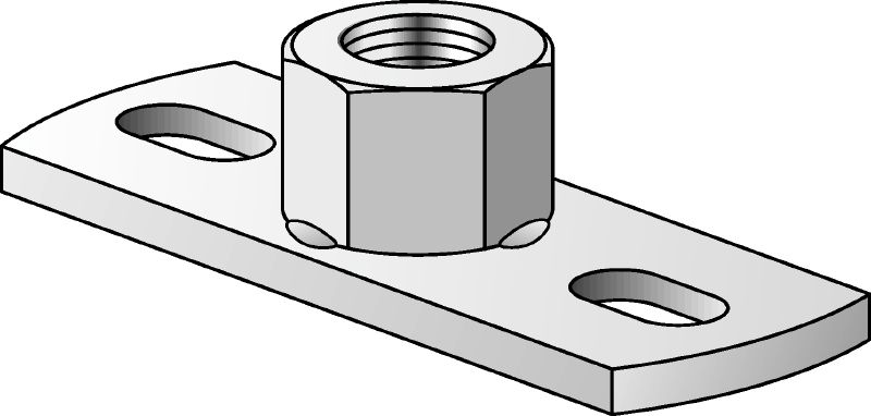 MGS 2-R Temeljna ploča od nehrđajućeg čelika za standardno opterećenje (metrička)
