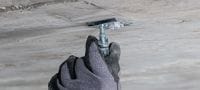 Ploča s čavlom s navojem X-TH Nosač metalne obujmice za cijev s unaprijed instaliranim čavlom s navojem za lagana električna/mehanička pričvršćivanja na stropove i korištenje s čavlima u traci Primjene 1