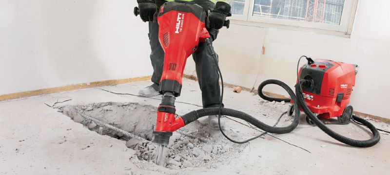 TE 2000-AVR Snažan i iznimno lagan čekić za rušenje TE-S za lomljenje betonskog poda Primjene 1