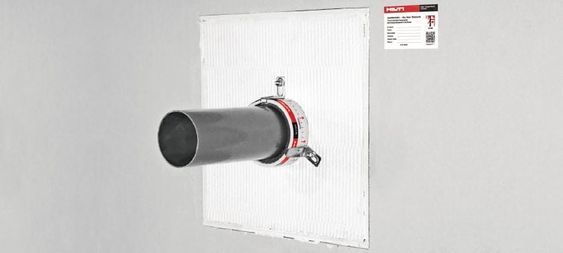 CFS-CT B Firestop board Ploča s protupožarnim premazom prikladna za sustave dvostrukih ploča EI120. Primjene 1