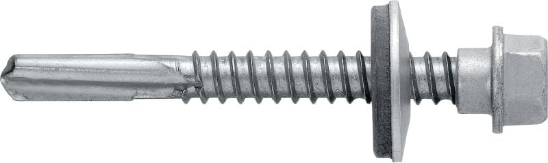 Samobušeći vijci za metal S-MD55SS Samobušeći vijak (nehrđajući čelik A4) s podloškom od 16 mm za pričvršćivanja debelog metala na metal (do 15 mm)