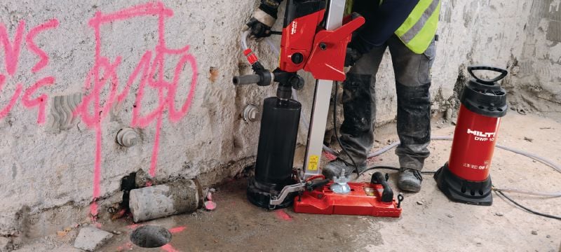 Izmjenjivi modul za bušenje abrazivnog materijala SP-L Vrhunski izmjenjivi modul za bušenje alatima male snage (<2,5 kW) u veoma abrazivnom betonu Primjene 1