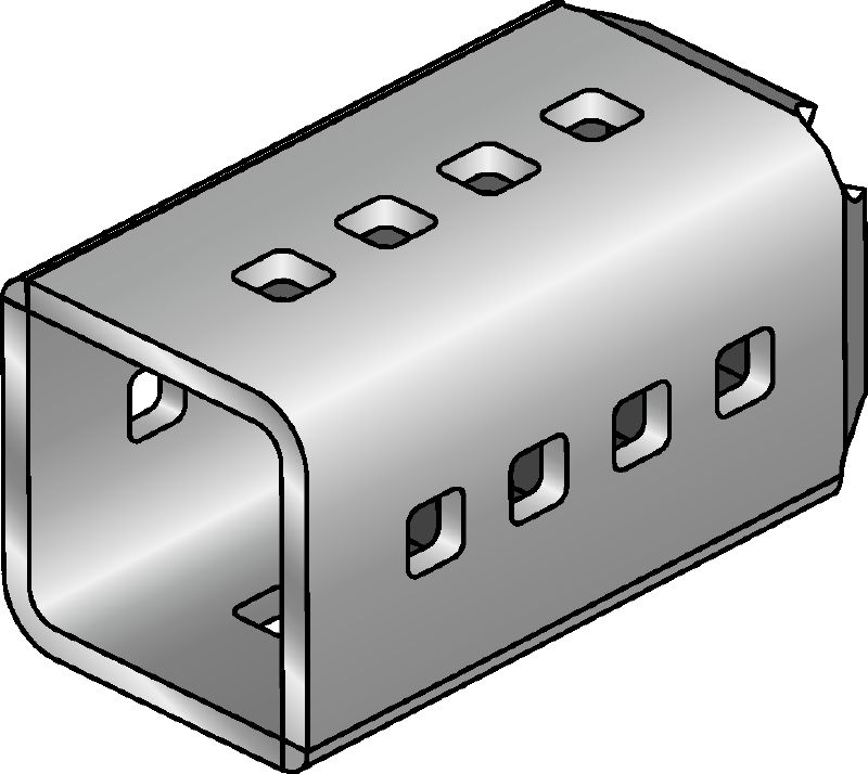 Konektor MIC-SC Vruće cinčani (HDG) priključak koji se koristi s temeljnim pločama MI koje omogućuju slobodno postavljanje nosača