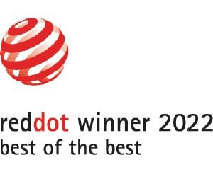                Ovom je proizvodu dodijeljena nagrada za dizajn Red Dot Design Award „Best of the Best” („Najbolji među najboljima”).            