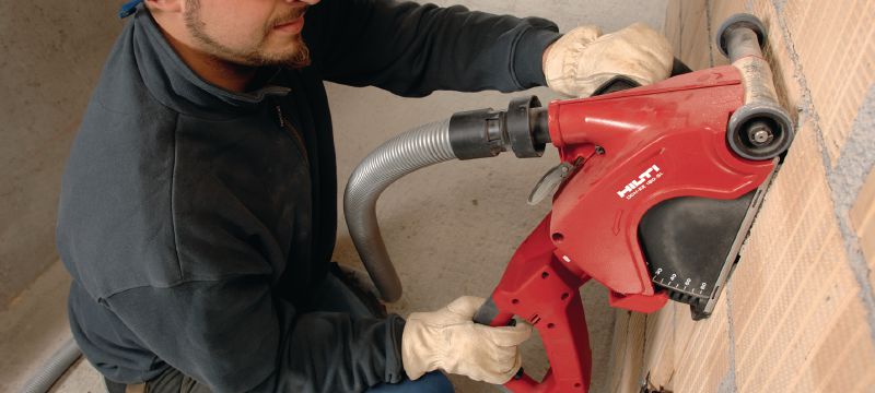 Stroj za izrezivanje utora DCH 180-SL Električni ručni dijamantni stroj za izrezivanje utora, za paralelne rezove dubine do 60 mm Primjene 1