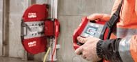 List zidne pile SPX HCL Equidist (60HY: pristaje zidnim pilama Hilti, Husqvarna® i Tyrolit®) Vrhunski list zidne pile (20 kW) za rezanje pri velikim brzinama i dulji vijek trajanja u armiranom betonu (60HY osovina pristaje zidnim pilama Hilti, Husqvarna® i Tyrolit®) Primjene 2