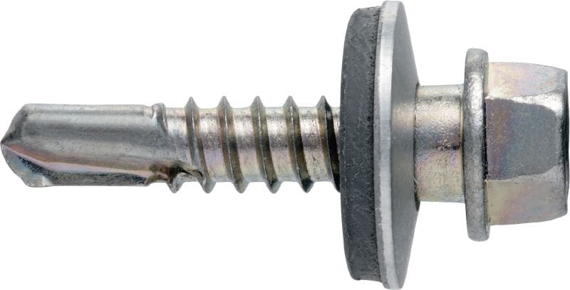 Samobušeći vijci za metal S-MD53SS Samobušeći vijak (nehrđajući čelik A4) s podloškom od 16 mm za pričvršćivanja srednje debelog metala na metal (do 6 mm)
