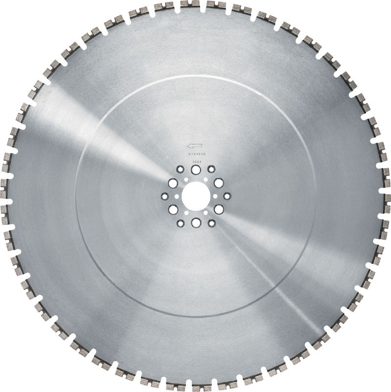 List zidne pile SPX LCS Equidist (60HY: pristaje zidnim pilama Hilti, Husqvarna® i Tyrolit®) Vrhunski list zidne pile (5 – 10 kW) za rezanje pri velikim brzinama i dulji vijek trajanja u armiranom betonu (60HY osovina pristaje zidnim pilama Hilti, Husqvarna® i Tyrolit®)