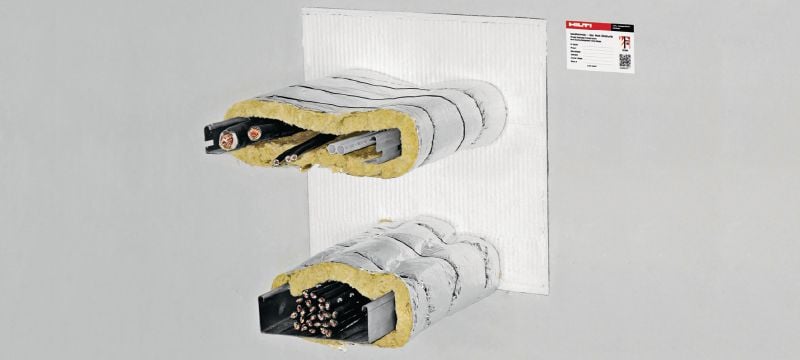 CFS-CT B Firestop board Ploča s protupožarnim premazom prikladna za sustave dvostrukih ploča EI120. Primjene 1