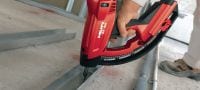 Čavli za pričvršćivanje u beton (u traci) X-GN MX Čavli u traci za pričvršćivanje na beton i ostale osnovne materijale pomoću stroja za pričvršćivanje na plinski pogon GX 120 Primjene 1