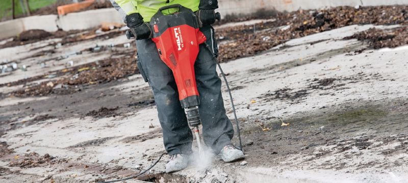 TE-SPX FM Vrhunski plosnati sjekač TE-S (mnogokutni) za kontrolirano rušenje u betonu Primjene 1
