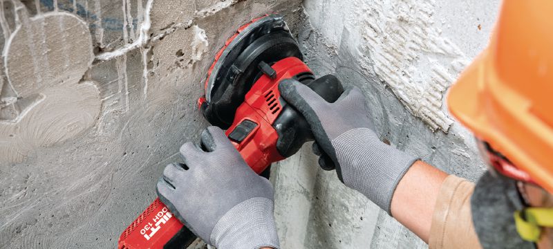 Brusilica za beton DGH 130 Brusilica za beton za brušenje i završnu obradu zidova Primjene 1