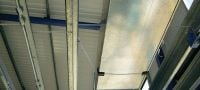 Stropna spojnica X-HS W MX Stropna obujmica od metalne žice za lagana električna/mehanička pričvršćenja na stropovima i za upotrebu s čavlima u traci Primjene 3