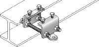 Priključak grede MQS-IB Pocinčani unaprijed sastavljeni priključak grede s FM odobrenjem za poprečno seizmičko pričvršćivanje cijevi na čelične konstrukcije