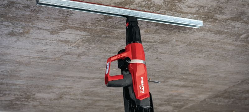 Komplet stroja za pričvršćivanje na barutni pogon DX 6 Potpuno automatizirani stroj za pričvršćivanje na barutni pogon – komplet za zidove i oplatu Primjene 1
