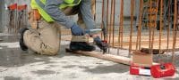 Čavli za ručno pričvršćivanje u beton PN s podloškom Čavao za beton s čeličnom podloškom za upotrebu s ručnim alatom BD 1 Primjene 1