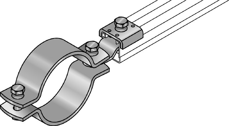 Obujmica za cijev MQS-SP Pocinčane unaprijed sastavljene obujmice za cijevi s FM odobrenjem za pričvršćivanje cijevi za protupožarno prskanje