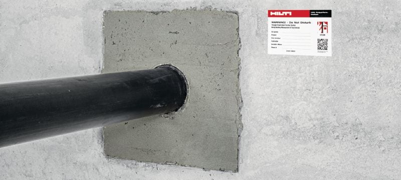 CFS-M RG Firestop mortar Vatrozaštitna žbuka za sprječavanje širenja vatre i dima kroz velike otvore s prodiranjima kabela, cijevi i mješovitim prodiranjima Primjene 1