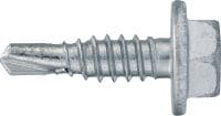 Samobušeći vijci za metal S-MD 21 Z Samobušeći vijak (pocinčani ugljični čelik) s utisnutom prirubnicom za pričvršćivanja tankog metala na metal (do 3 mm)