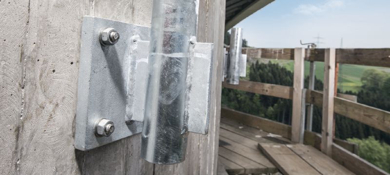 Ekspanzijsko sidro od nehrđajućeg čelika HST3-R Ekspanzijsko sidrište vrhunskih performansi za napuknuti beton u statičkim i seizmičkim uvjetima (A4 SS) Primjene 1