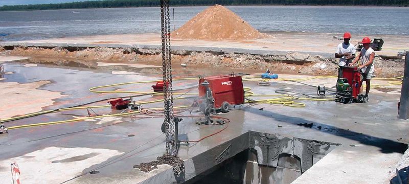 Sinterirano dijamantno uže SP-M/H (za beton)  Primjene 1