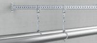 Dodaci za obujmice za cijevi MIC-SPH Vruće cinčani (HDG) dodaci koji su pričvršćen na MI nosače kako bi nosio viseće cijevi Primjene 1