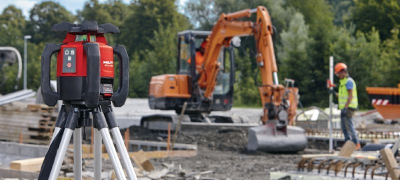 Unutarnji rotacijski laser za niveliranje PR 3-HVSG Unutarnji rotacijski laser za primjene dugog dometa završne obrade u interijeru pomoću zelenog snopa Primjene 1